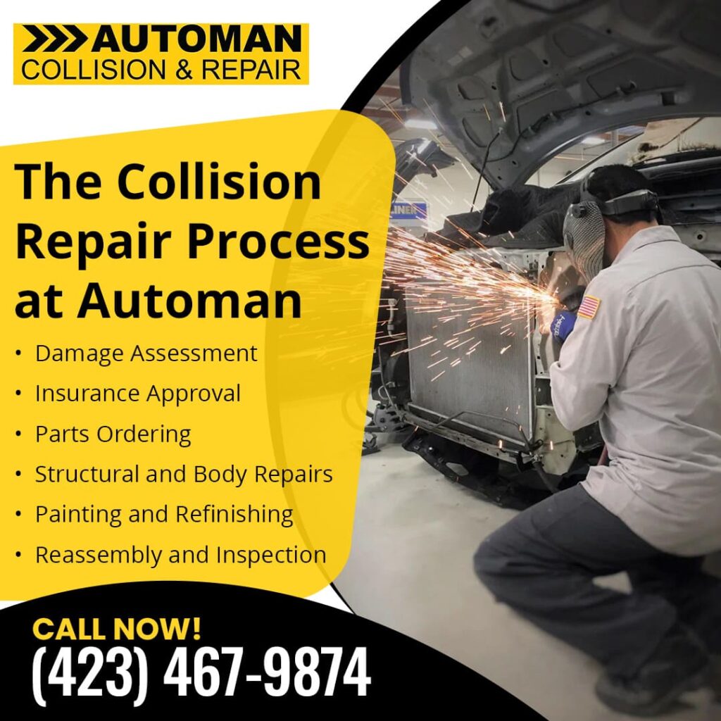 The Collision Repair Process at Automan