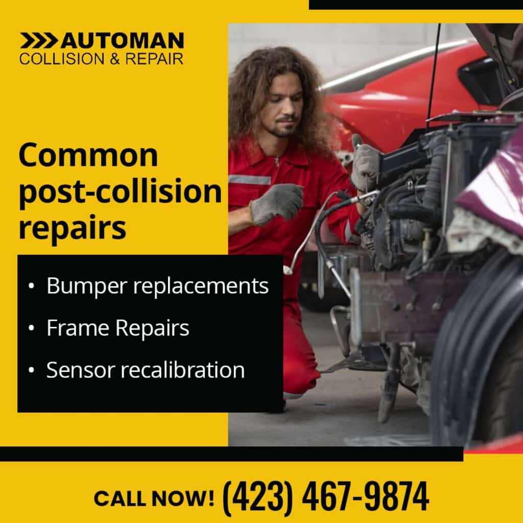 Common post-collision repair