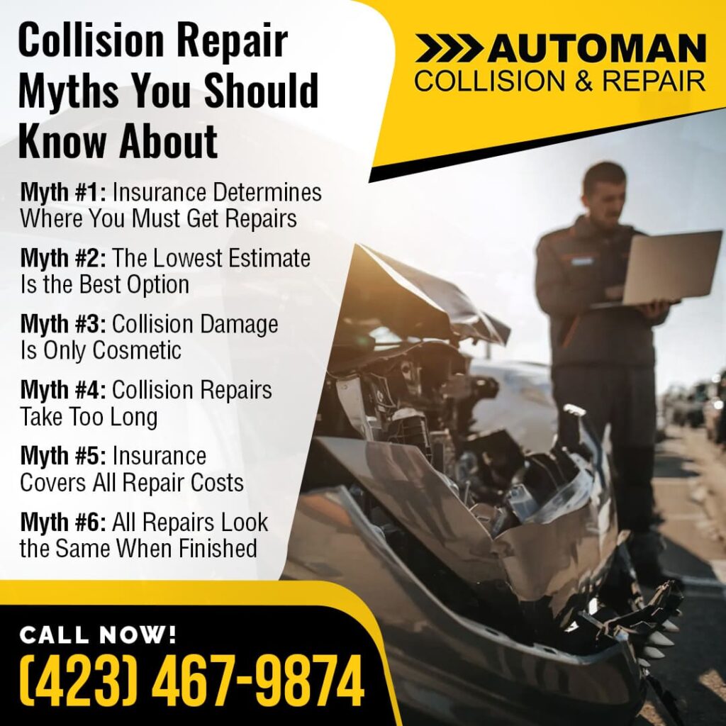 Collision Repair Myths You Should Know About