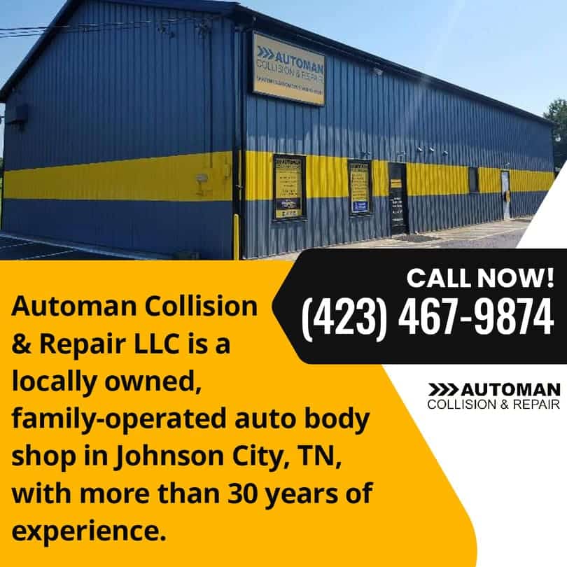 Family-operated auto body shop in Johnson City TN