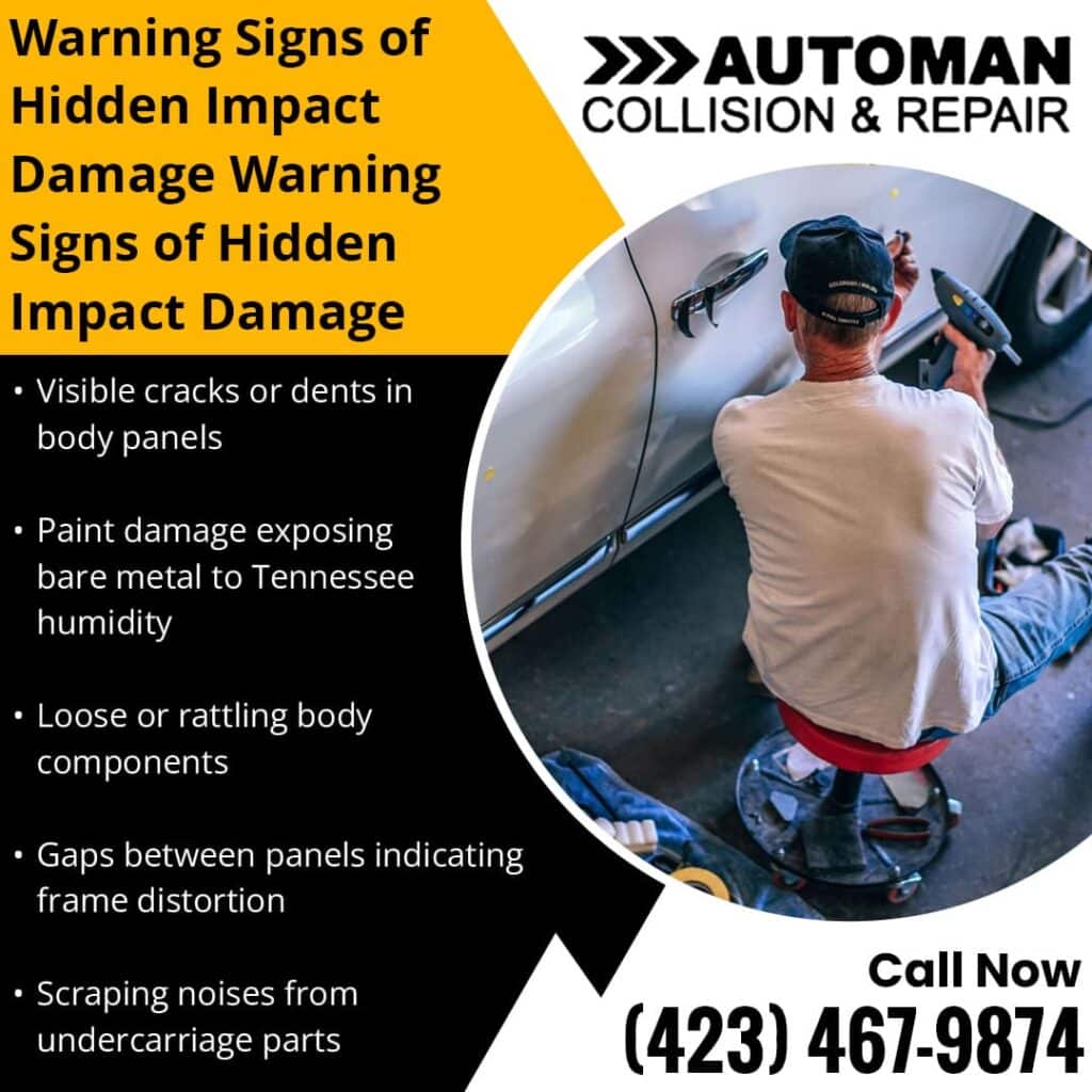 Warning Signs of Hidden Impact Damage Warning Signs of Hidden Impact Damage